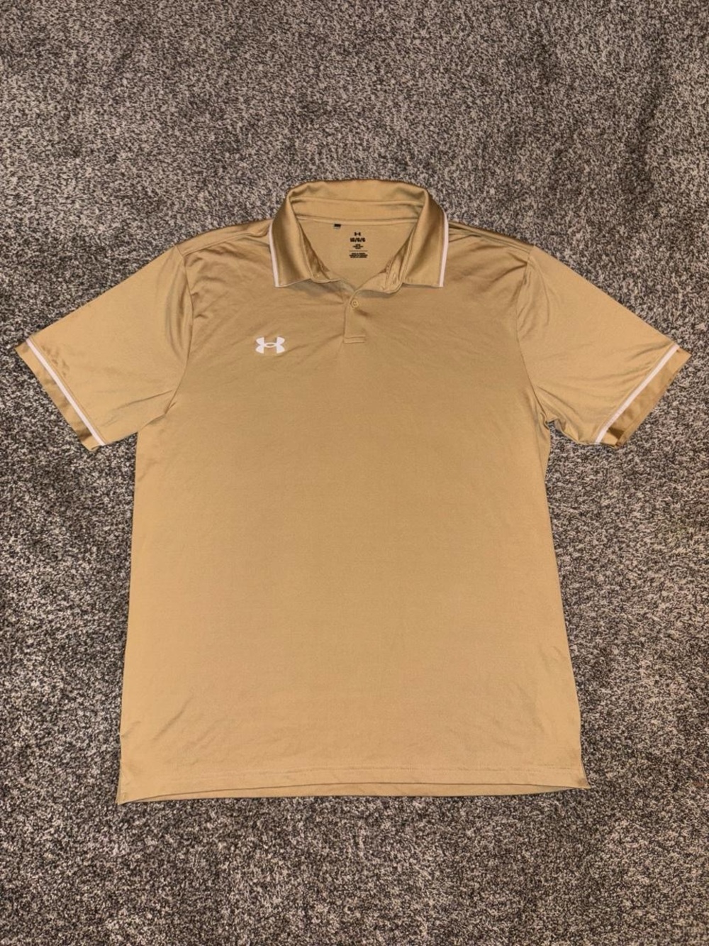 Under Armour Men's Gold Polo Shirt